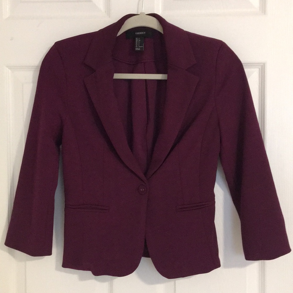 H&M Wine Blazer - Small